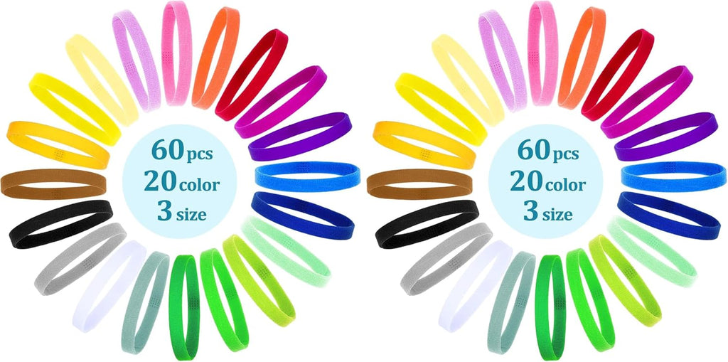 Frienda 60 Pieces Puppy Whelping Collars Newborn Pet Collars Double-Sided Adjustable ID Bands Puppy ID Bands for Newborn Pet Dog Cat (S,M,L,Paw Print) - Image 9