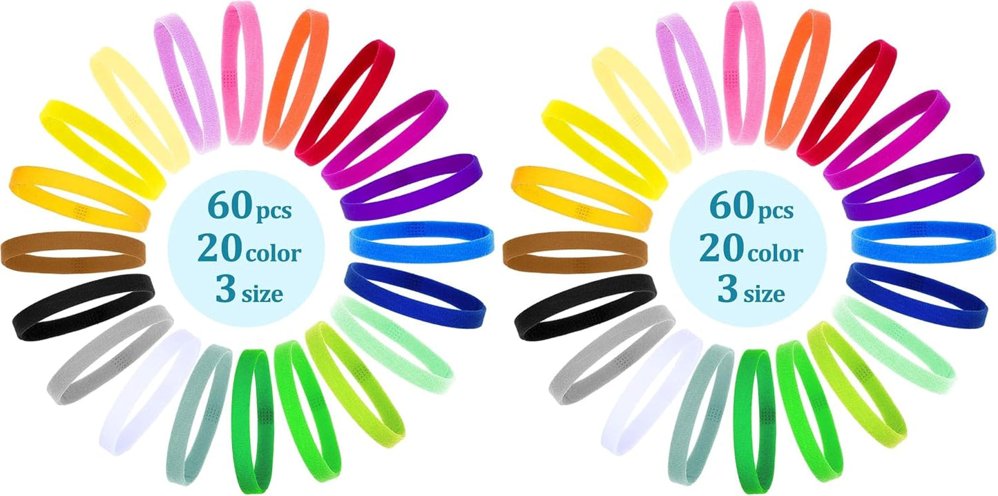 Frienda 60 Pieces Puppy Whelping Collars Newborn Pet Collars Double-Sided Adjustable ID Bands Puppy ID Bands for Newborn Pet Dog Cat (S,M,L,Paw Print) - Image 9