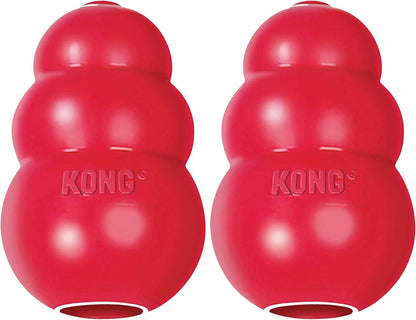 KONG Classic Stuffable Dog Toy - Fetch & Chew Toy for Dogs - Treat-Filling Capabilities & Erratic Bounce for Extended Play Time - Durable Natural Rubber Material - for Large Dogs - Image 12