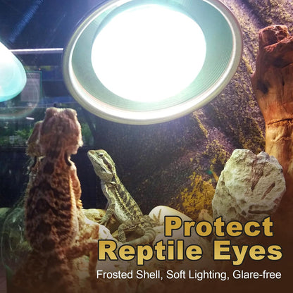 Mixjoy UVA reptile heating lamp showcasing the durable copper base construction.