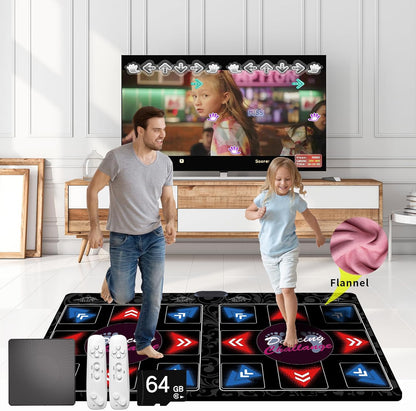 WuZhuangYuan music dance mat front view for home fitness