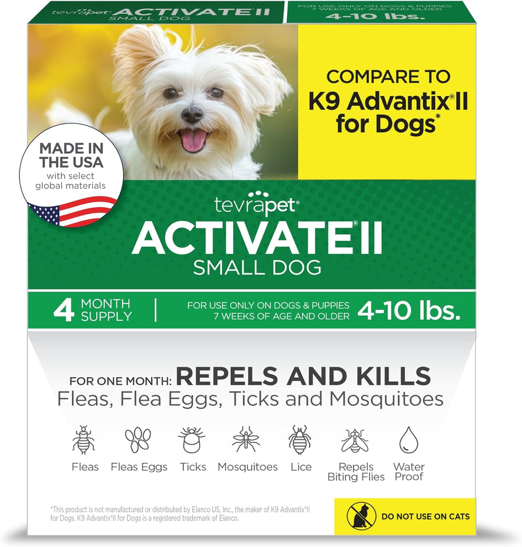 TevraPet Activate II four count pack for extra large dogs back panel