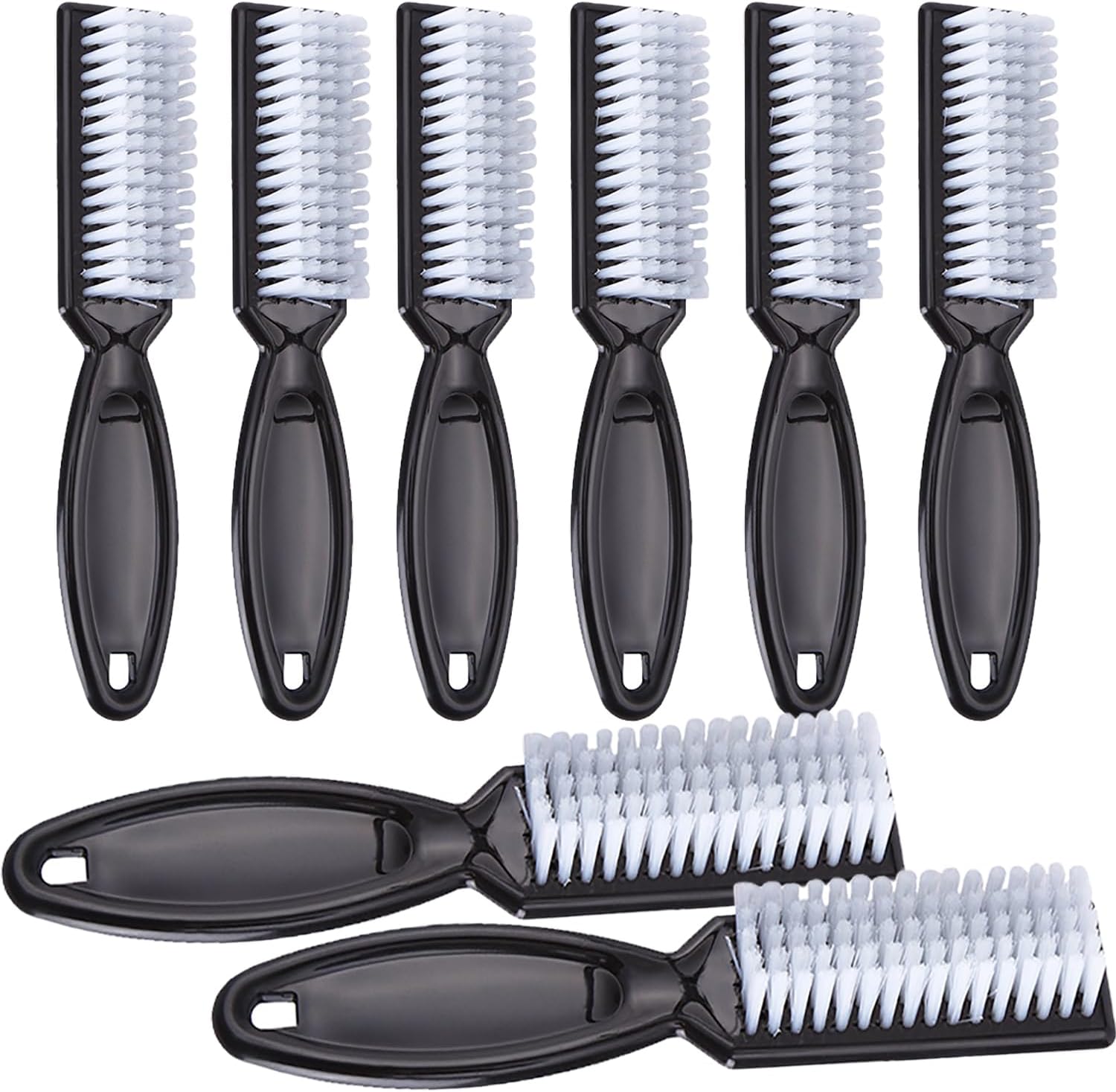 Squligt handle grip nail cleaning brush set front view