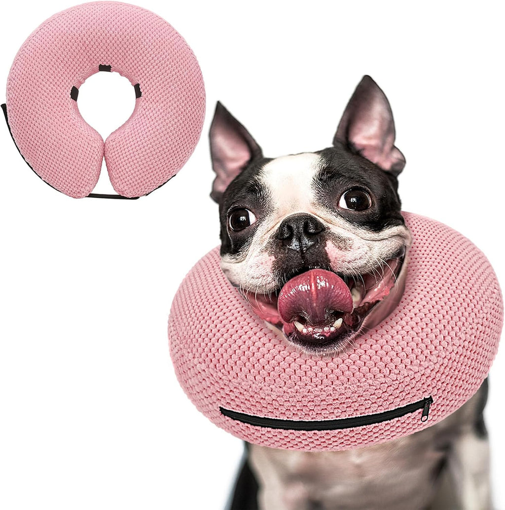 Supet Inflatable Dog Cone Collar for Dogs to Stop Licking, Dog Donut Collar After Surgery, Soft Pet Cone for Small Medium Large Dogs - Image 9