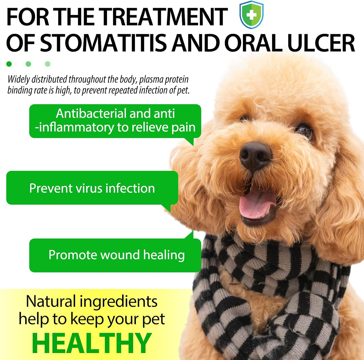 NenMaoKeNu apple cider vinegar and goldenseal dog drops for seasonal cough
