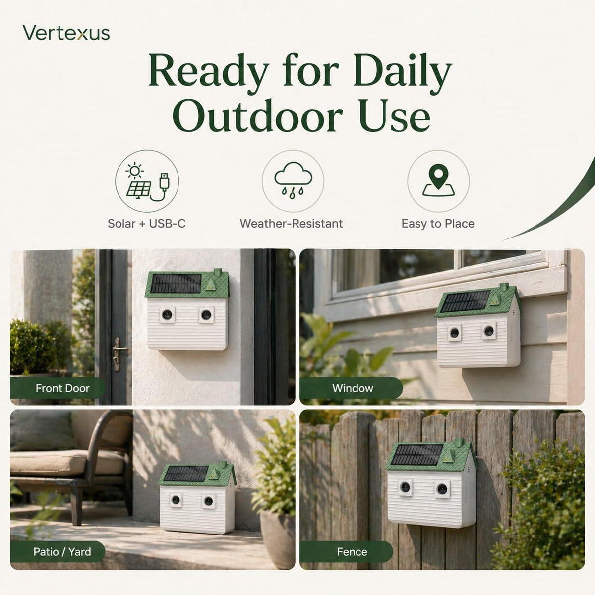 Vertexus device demonstrating 50 foot ultrasonic detection range