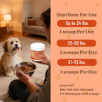 TQIUH mature dog immune support powder container display