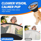Joypig dog surgery cone soft lined edges lightweight design