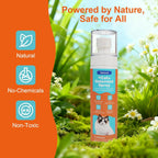Product label details for Golrisen natural cat spray