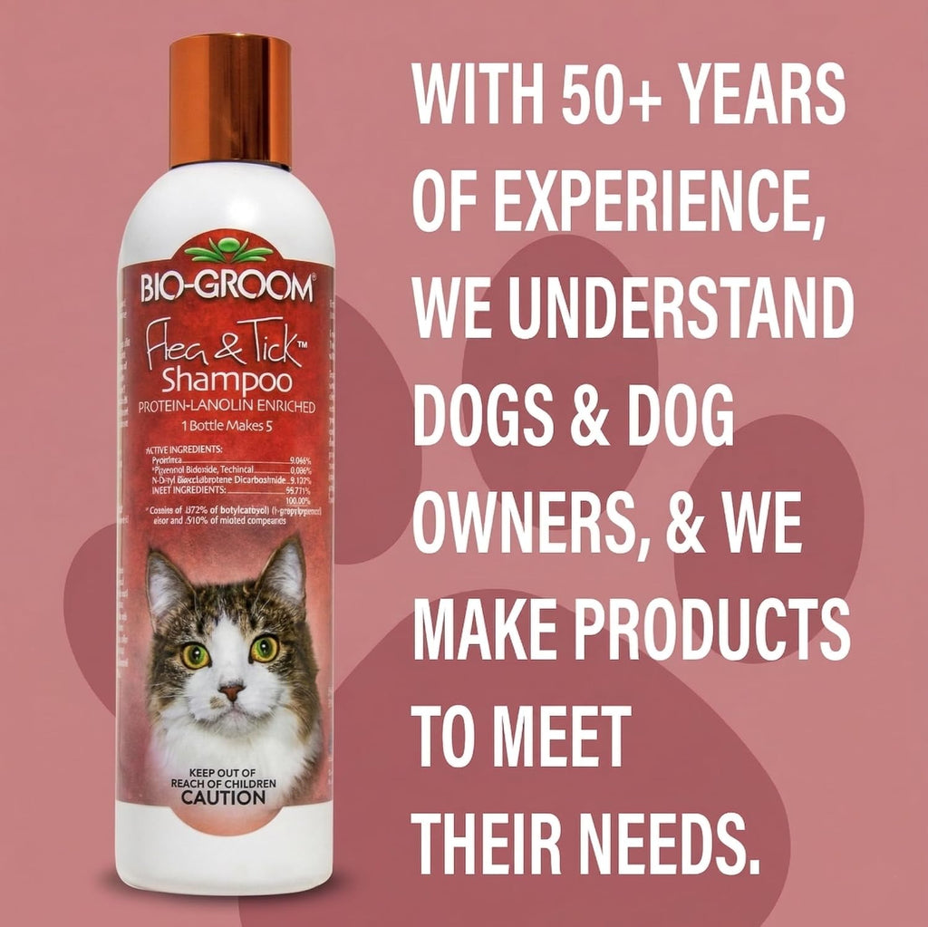 Concentrated pet grooming shampoo for eliminating lice fleas and ticks safely