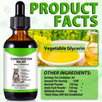 Netwik natural cat constipation drops bottle highlighting digestive health support for cats.
