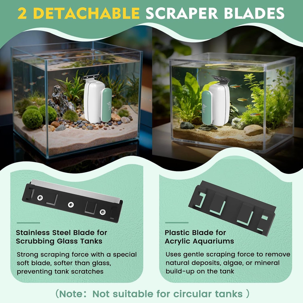 AQQA enhanced rare earth magnet aquarium cleaner package contents