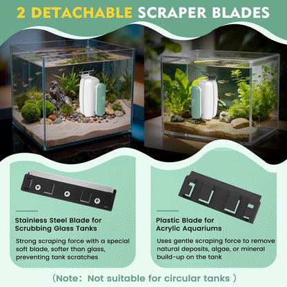 AQQA enhanced rare earth magnet aquarium cleaner package contents