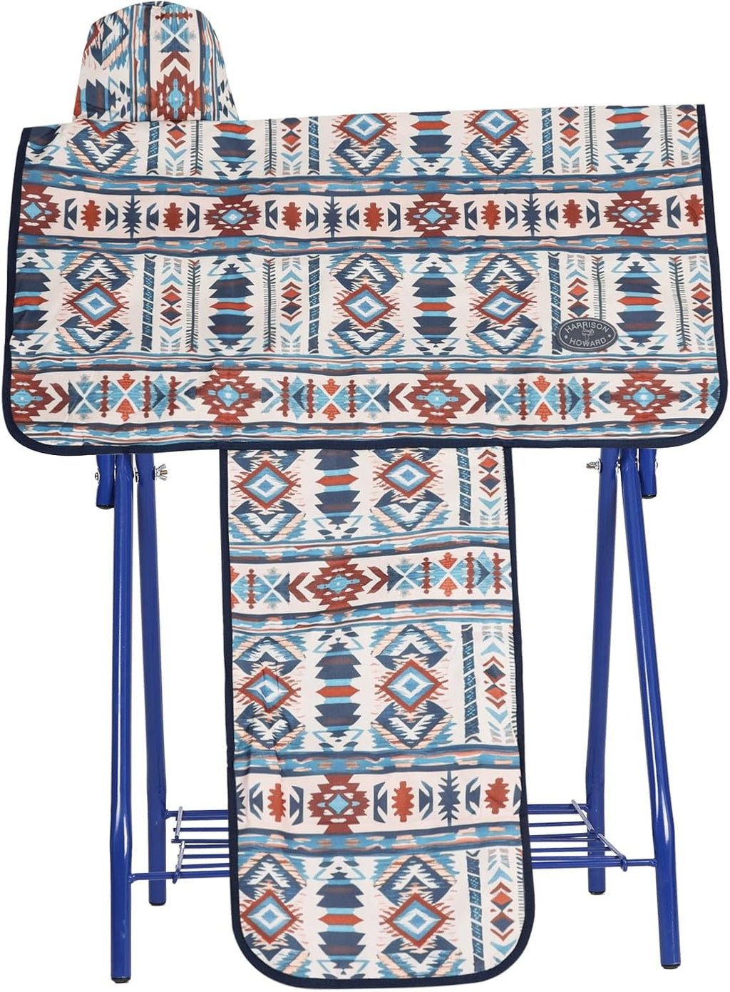 Harrison Howard Sturdy Waterproof Western Saddle Cover with Stylish Prints that Stand Out Keep Your Saddle in Pristine Condition Perfect for Showing or Riding Events-Tribal Vibe - Image 13