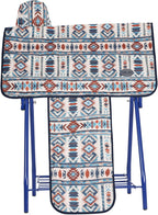 Harrison Howard Sturdy Waterproof Western Saddle Cover with Stylish Prints that Stand Out Keep Your Saddle in Pristine Condition Perfect for Showing or Riding Events-Tribal Vibe - Image 13