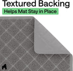 Gorilla Grip pet care mat showing water resistant backing material