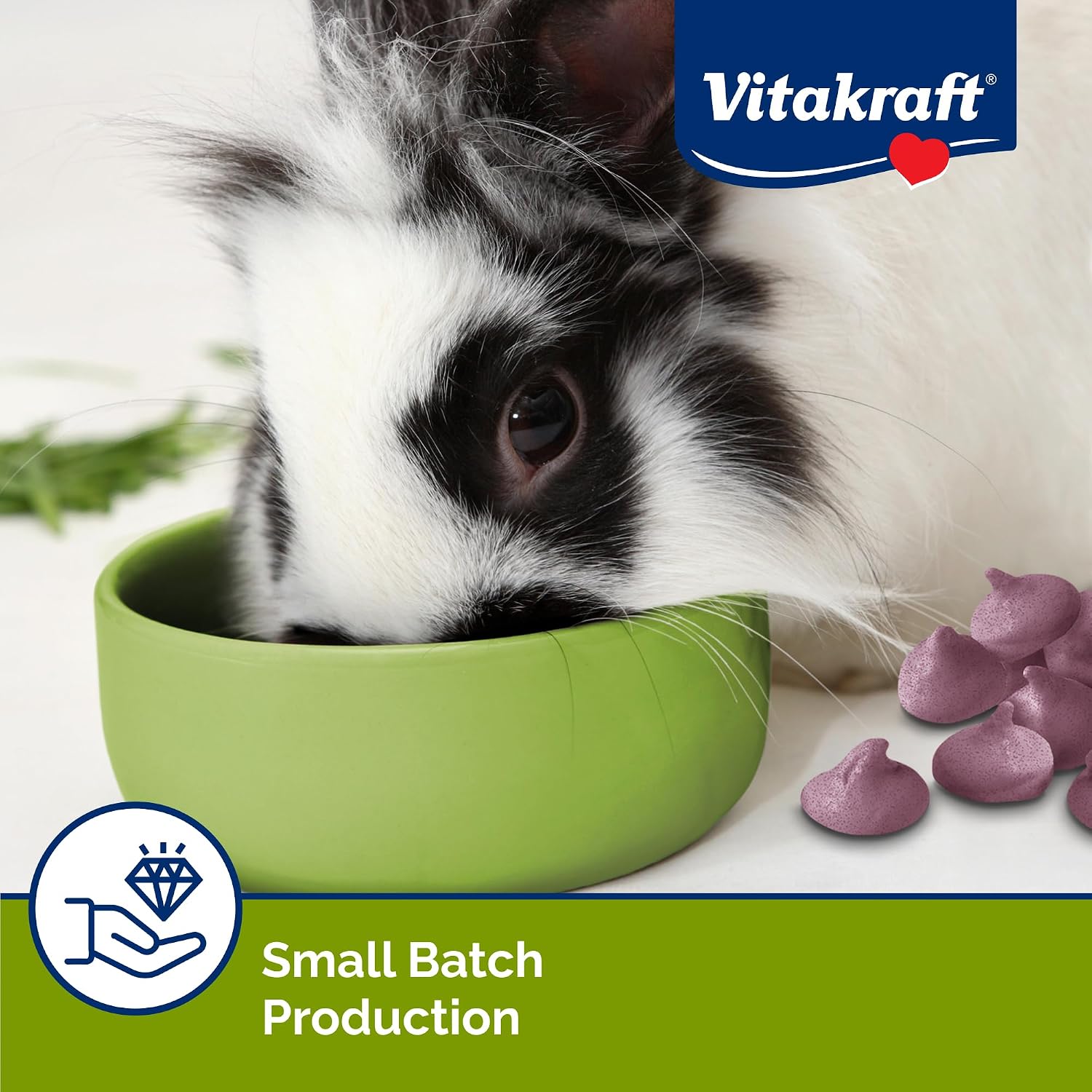 Vitakraft small animal treats resealable bag packaging detail view