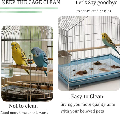 Leak proof backing of Giehougrio bird cage paper