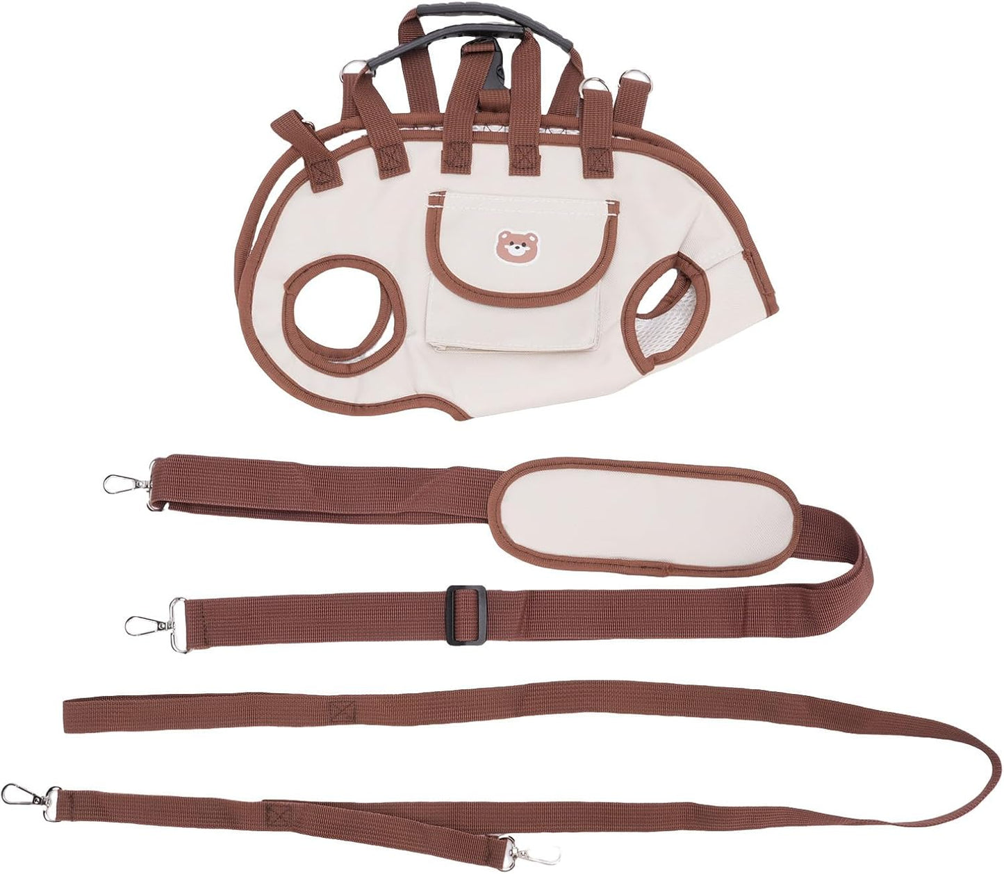 Adjustable strap detail of Senecesli dog lift harness
