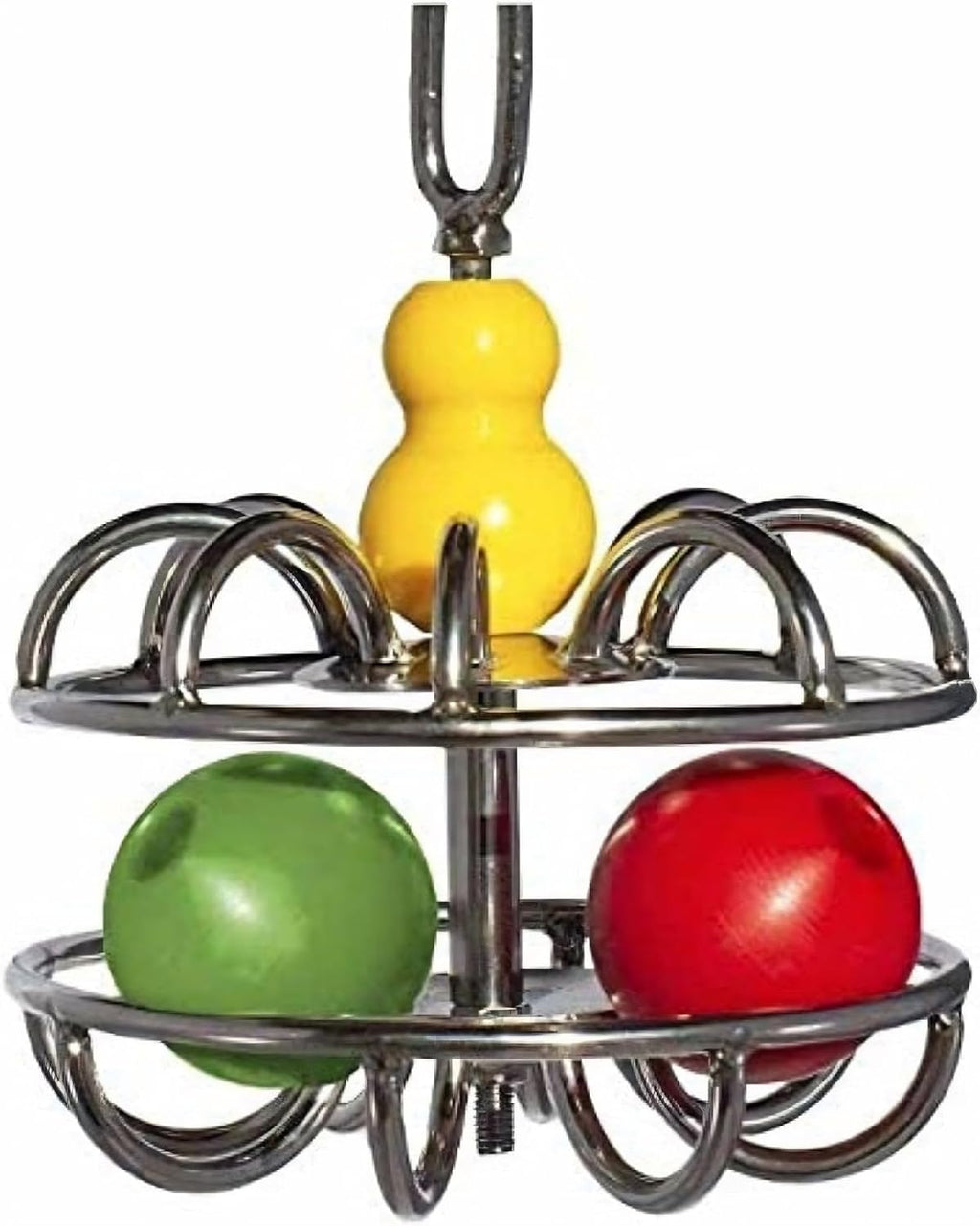 Bird Toys for Large Birds (Spinner) Stainless Steel Bird Toy with Traveling Spinner | Macaw Toys | Durable Puzzle Enrichment Toy for Medium to Large Birds Cockatoos Parrots | Bird Cage Accessories - Image 12