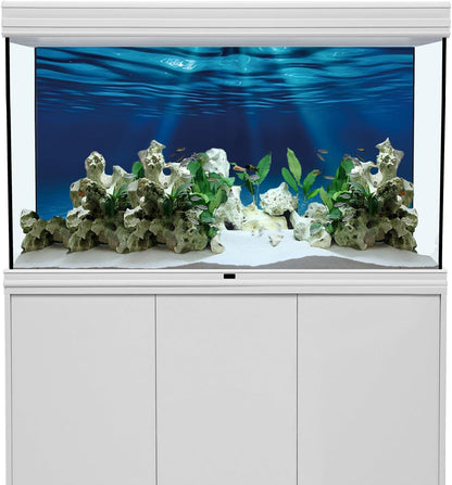 AWERT 120x60 cm fish tank background dimensions diagram for standard rectangular setups.