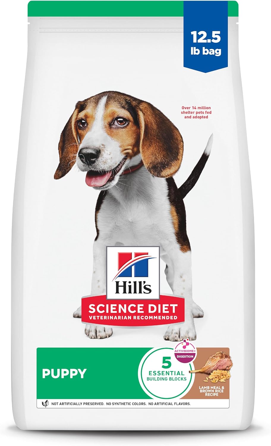 Hill's Science Diet Puppy Dry Dog Food, Lamb Meal & Brown Rice, 4 lb. Bag - Image 12