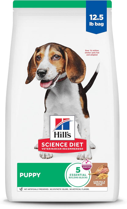 Hill's Science Diet Puppy Dry Dog Food, Lamb Meal & Brown Rice, 4 lb. Bag - Image 12