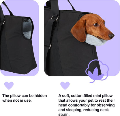 Ownpets cat and dog carrier with shoulder strap extended