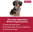 Authentic Elanco K9 Advantix flea control for miniature wirehaired dachshunds