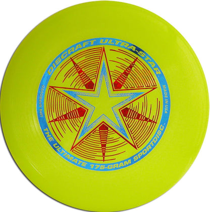 Discraft official competition specification flying disc angled perspective view.