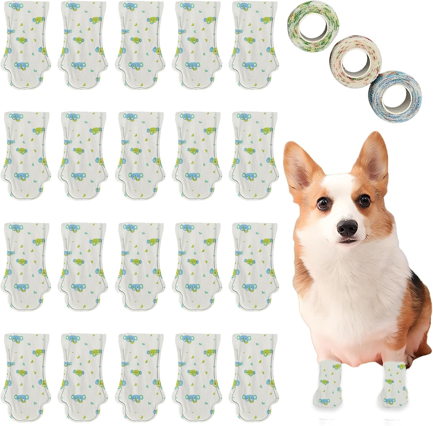 Dog paw protection shoes for indoor and outdoor walking