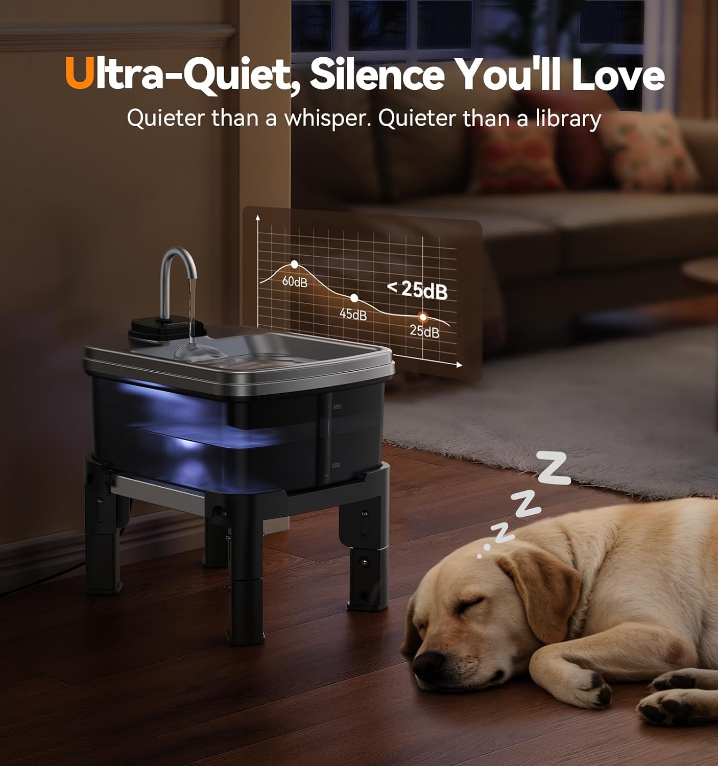 Stainless steel tray and bowl design for dogs
