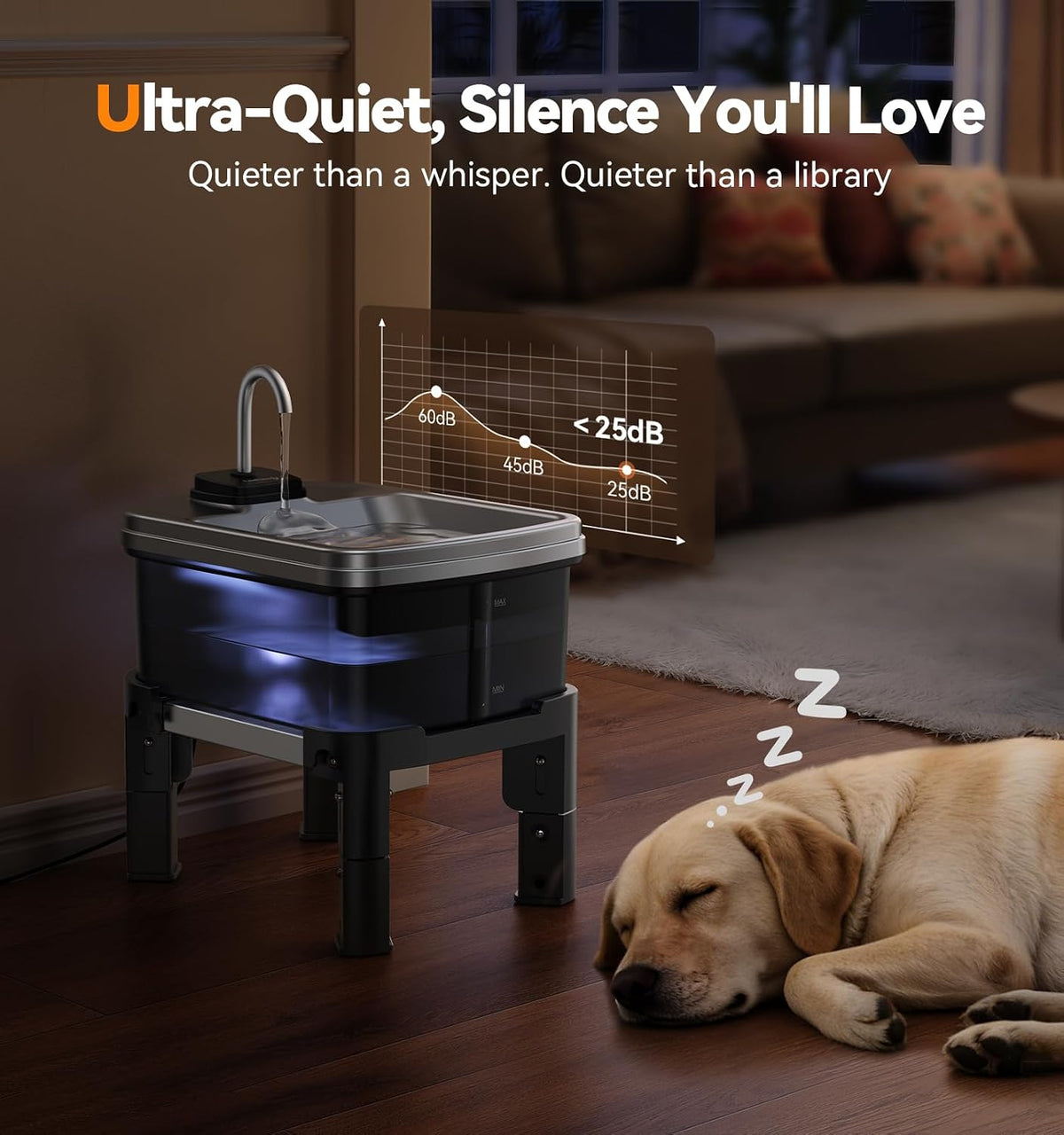 Stainless steel tray and bowl design for dogs