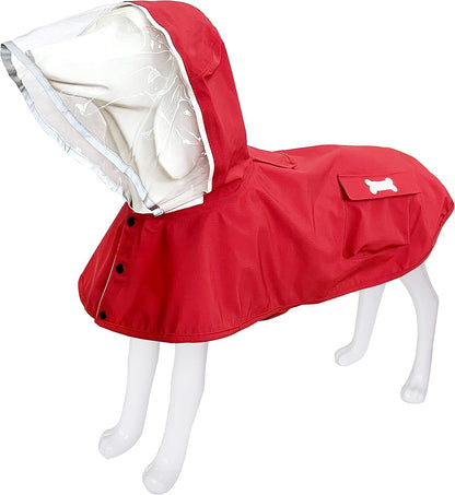 Dog Raincoat,Waterproof Rain Poncho with Hoodie, High Reflective Adjustable Pet Rain Jacket with Leash Hole for Small Medium and Large Dogs (Pink, X-Small) - Image 11