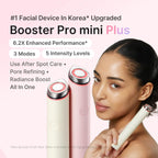 Medicube Mini Booster Pro Plus pink device angle view