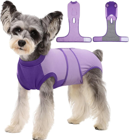 Kuoser Recovery Suit for Dogs, Soft Dog Spay Suit for Female Surgery Recovery, Breathable Dog Neuter Recovery Suit Male, Anti Licking Dog Onesie for Abdominal Wounds Cone Alternatives, Pink S - Image 11