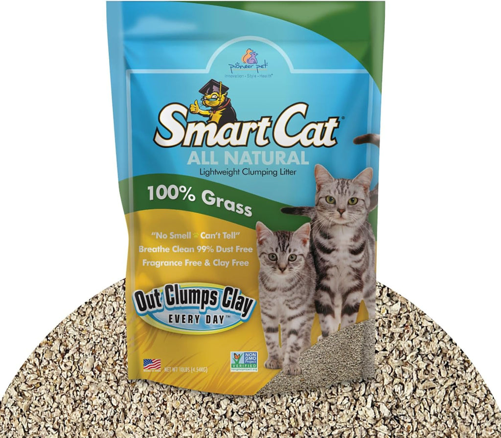 SmartCat All Natural Clumping Cat Litter, 20 Pound (320oz 1 pack) - Alternative to Clay and Pellet Litter - Chemical and 99% Dust Free - Unscented and Lightweight - Image 11