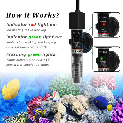 Pulaco 25W heater LED indicator light display