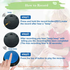 The colorful 8 pack pet speaking buttons starter set arranged neatly for retail display.