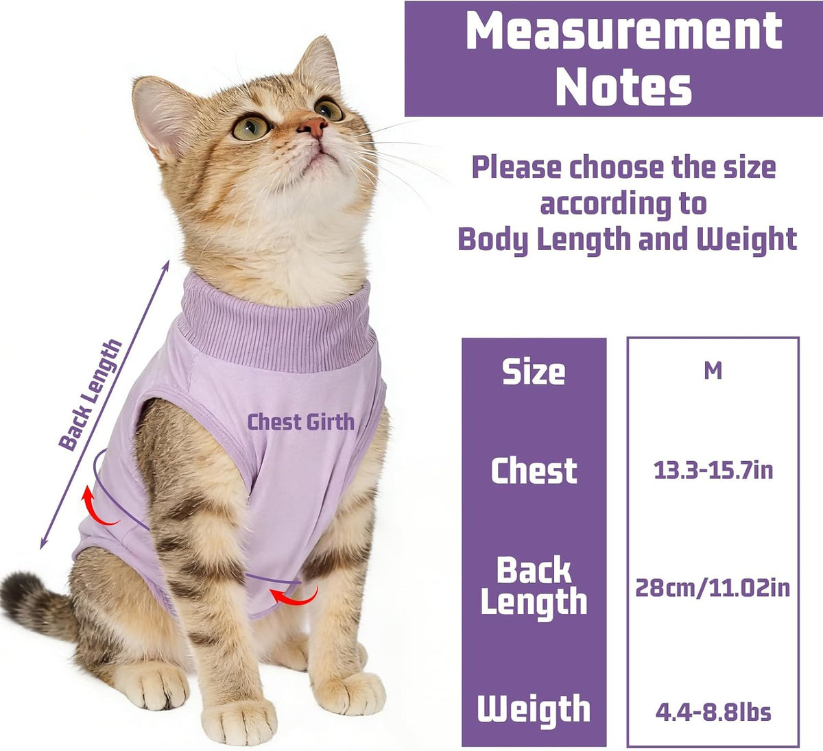 Side view of HaiFafafaing cat surgical onesie