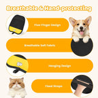 Washable electrostatic pet hair mitt peeling trapped fur mat
