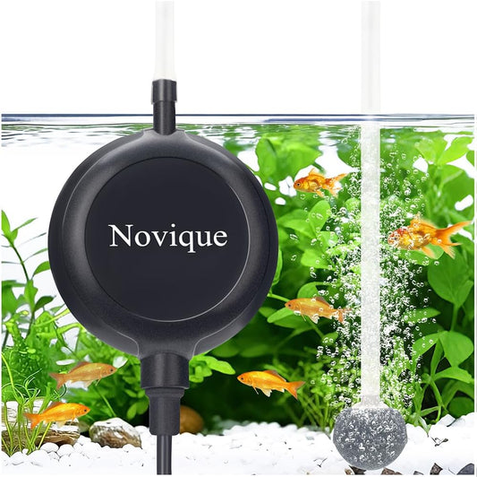 Novique Nano Ultra Quiet Aquarium Air Pump front view