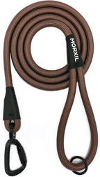 Rope Dog Leash, 6 Foot Heavy Duty Dog Leash with Aviation Aluminum Auto Locking Carabiner, Strong Nylon Pet Lead for Small, Medium, Large Dogs (Black, 6FT) - Image 12