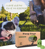 Portable dog leash dispenser with secure attachment clip alongside premium unscented puppy rolls