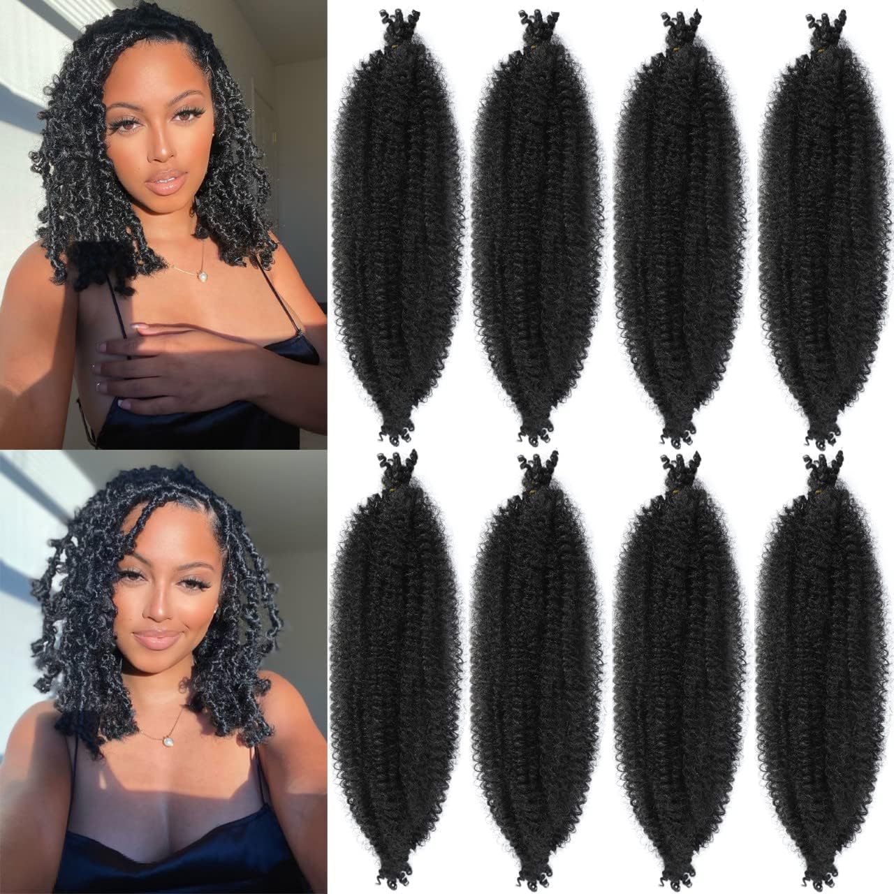Celie Marley Twist Braiding Hair front view showing packaging