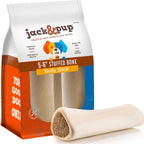 Jack&Pup 5-6" Large Filled Dog Bones for Dogs (3 Pack) - Stuffed Shin Bones for Large Dogs, Long-Lasting Bone, High-Protein Dog Chews - Peanut Butter Flavor - Image 11