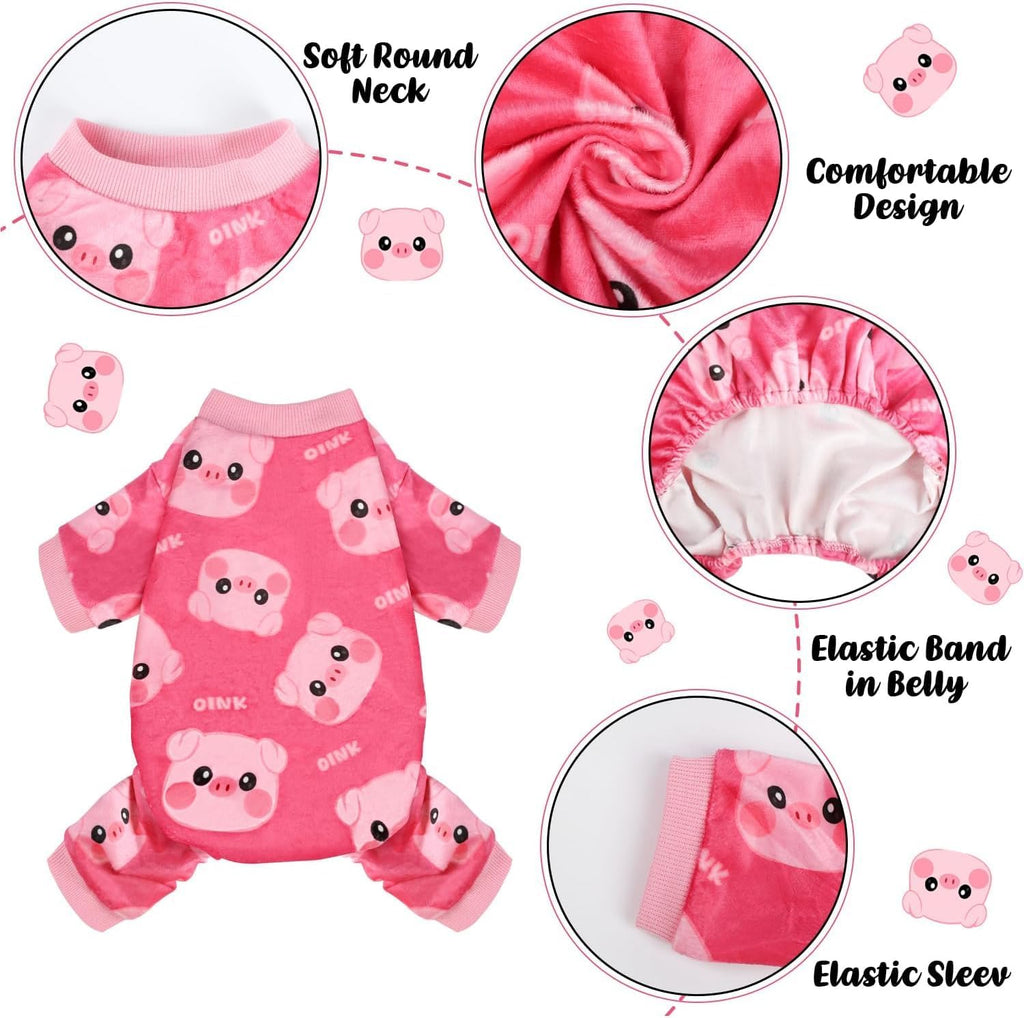 BAOBICUTE breathable dog clothes full body fit lightweight cat pajamas