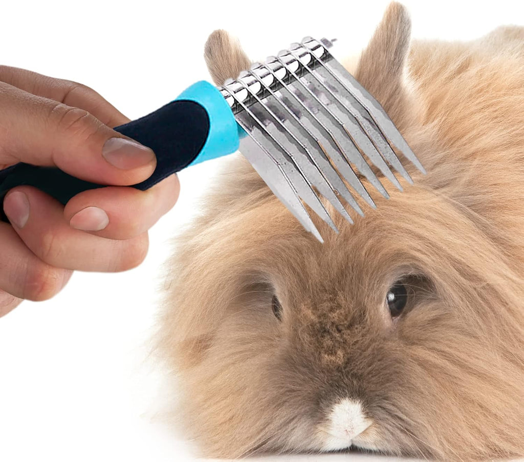 SunGrow dog and rabbit brush showing ergonomic handle design
