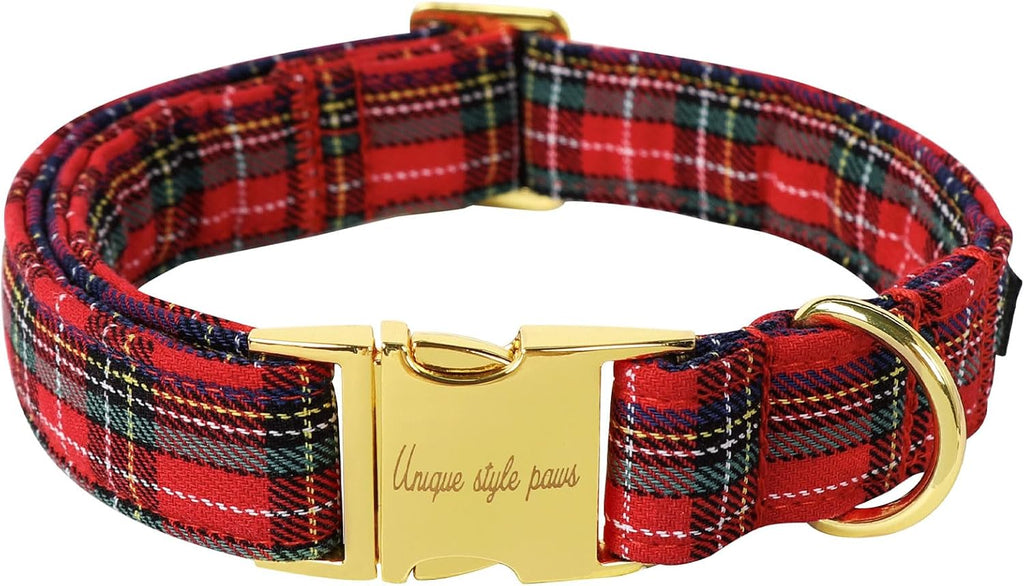 Unique Style Paws Dog Collar With Metal Buckle - Red Rose Flower Gift for Small, Medium, Large Boys Girls Dogs - Durable and Cute - Image 15