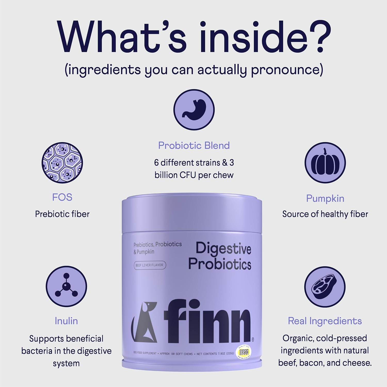 Veterinarian recommended canine digestive system support ninety soft chews
